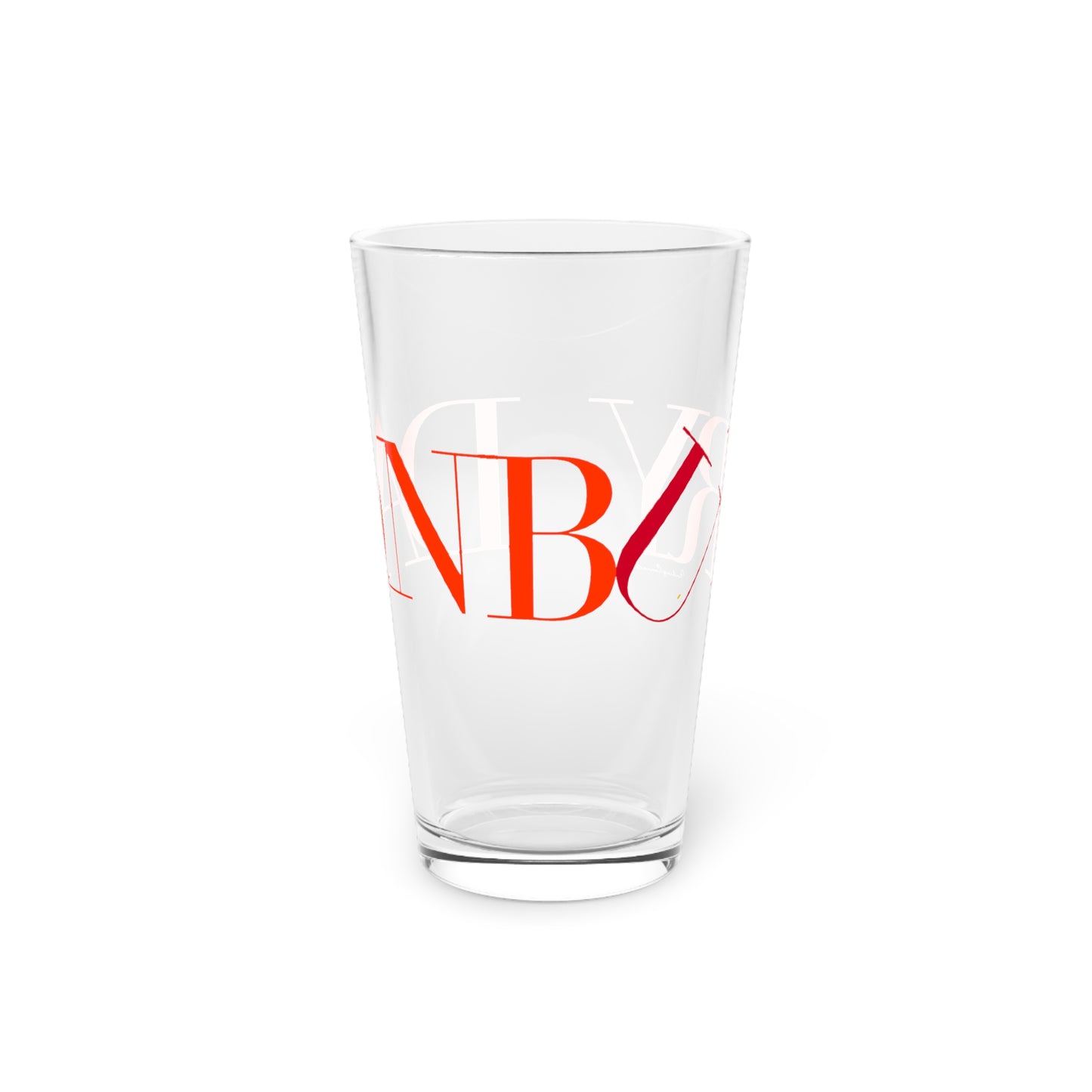 41 Tilt Danbury Pint Glass, 16oz