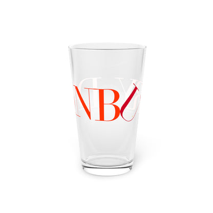 41 Tilt Danbury Pint Glass, 16oz