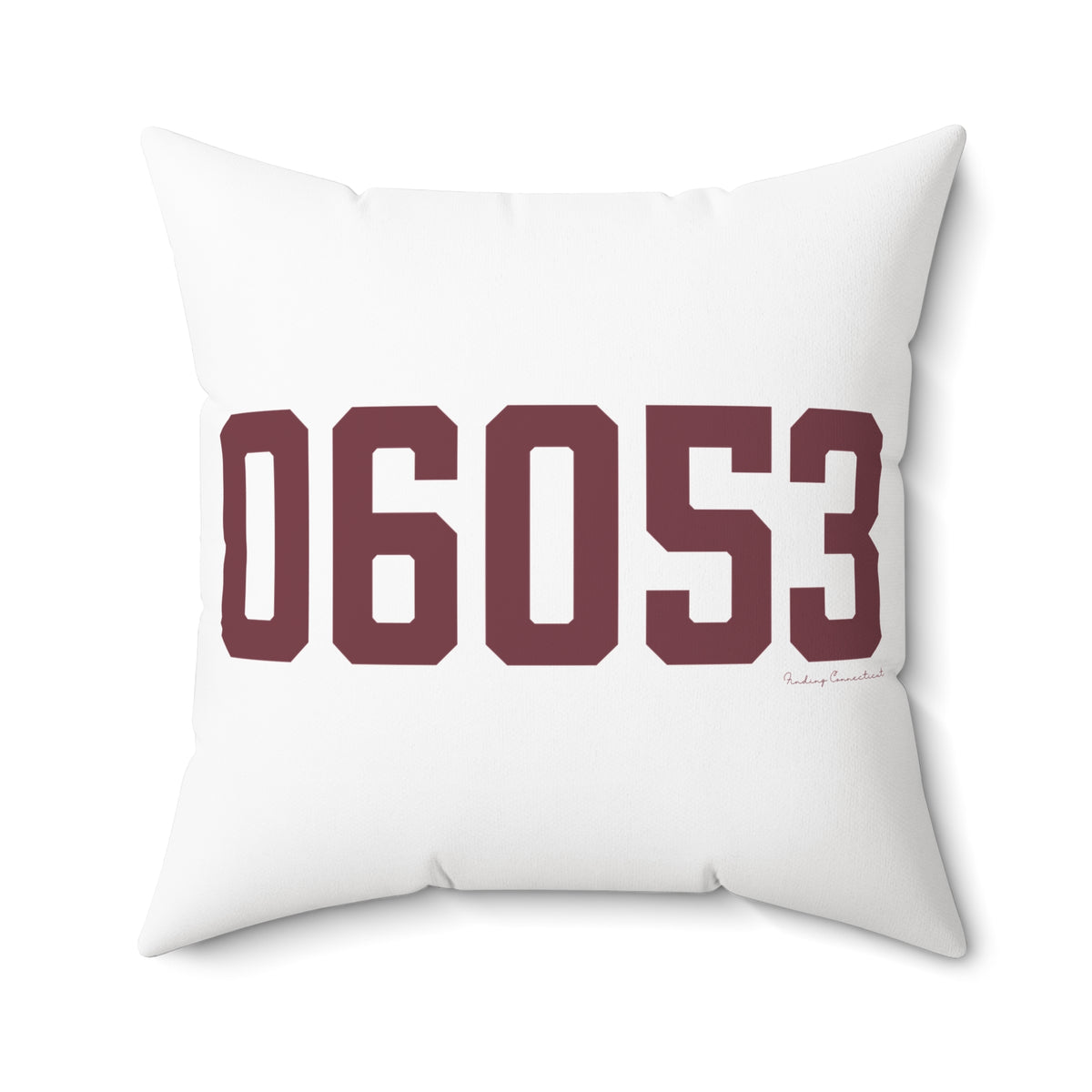06053 New Britain Connecticut Zip Code Polyester Square Pillow