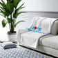 Love Connecticut Sherpa Fleece Blanket