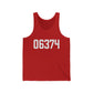 06374 Plainfield CT Zip Code Unisex Jersey Tank Top