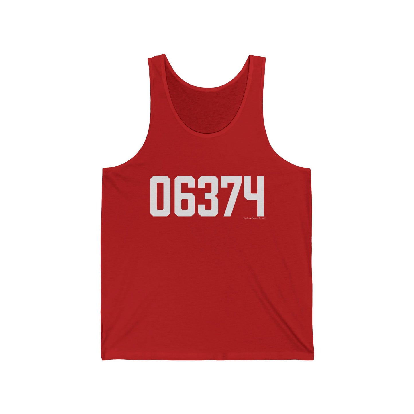 06374 Plainfield CT Zip Code Unisex Jersey Tank Top