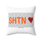 Shelton Love Spun Polyester Square Pillow