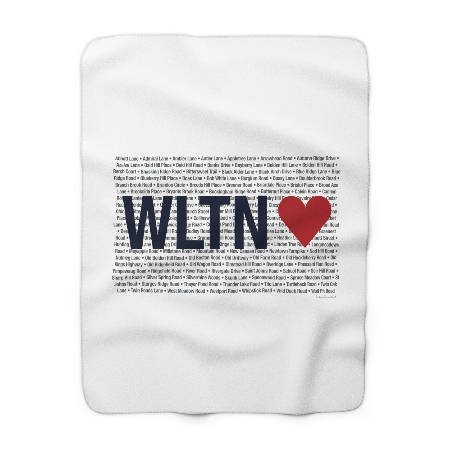 Wilton Love Sherpa Fleece Blanket