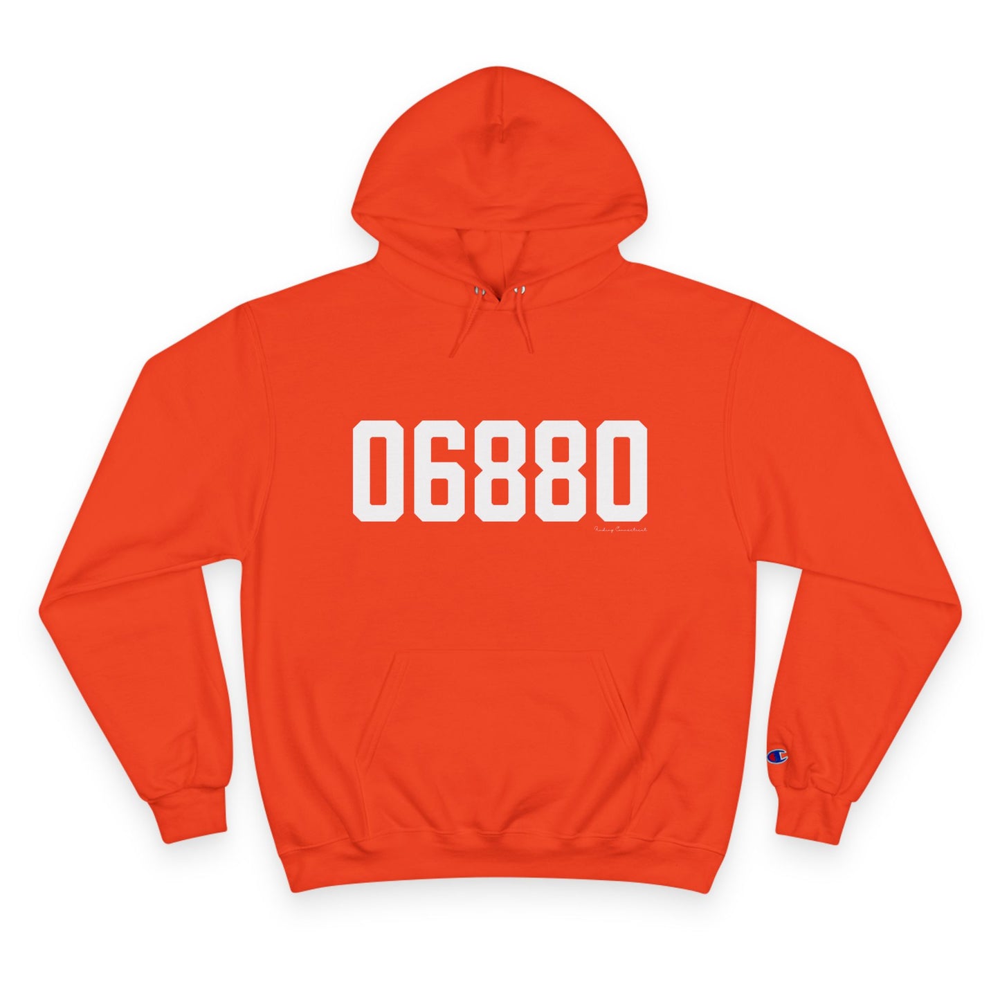 06880 Westport CT Zip Code Champion Hoodie Sweatshirt