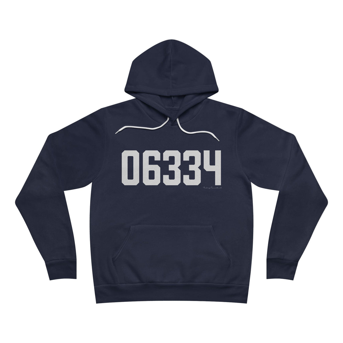 06334 Bozrah CT Zip Code Unisex Sponge Fleece Pullover Hoodie