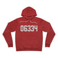 06334 Bozrah CT Zip Code Unisex Sponge Fleece Pullover Hoodie