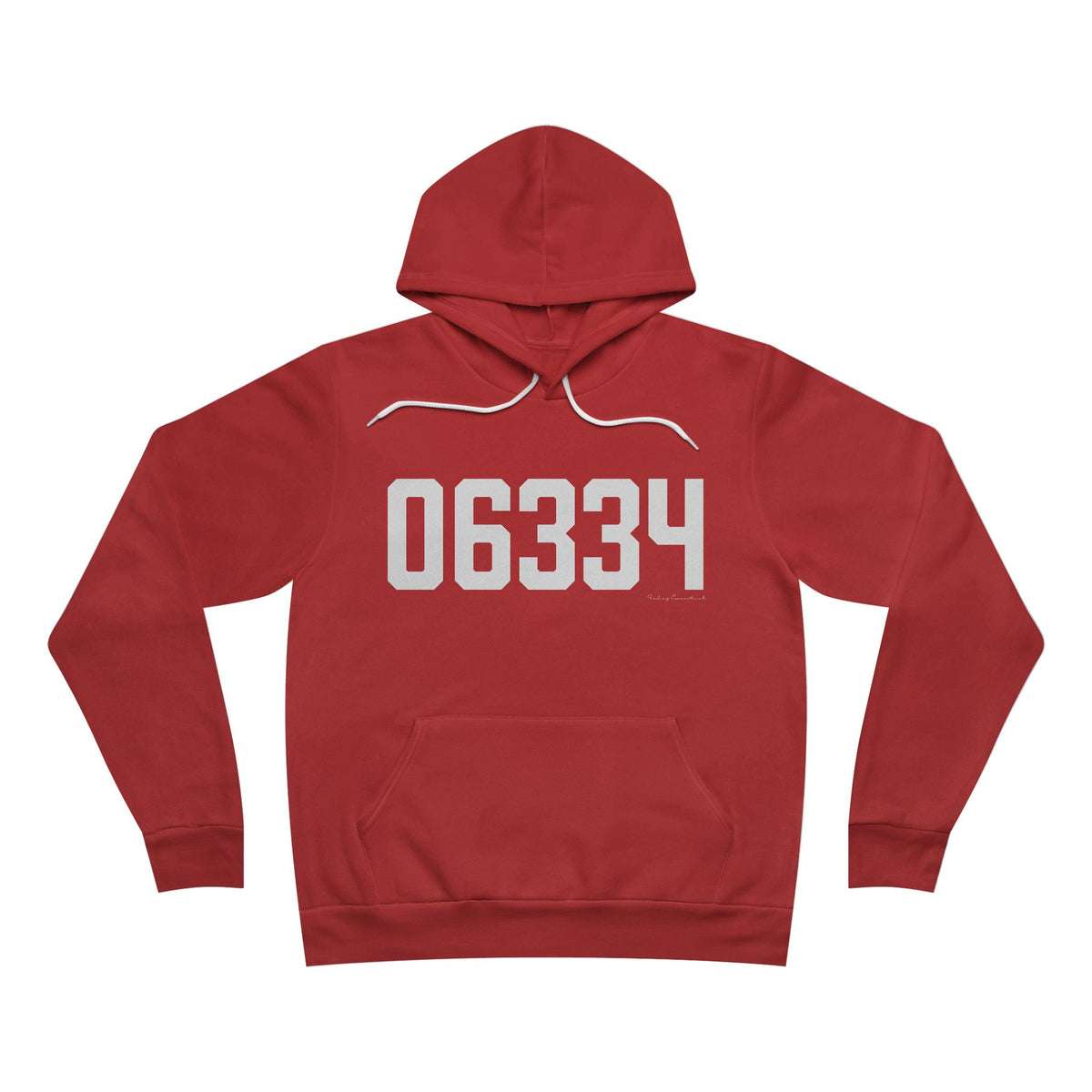 06334 Bozrah CT Zip Code Unisex Sponge Fleece Pullover Hoodie