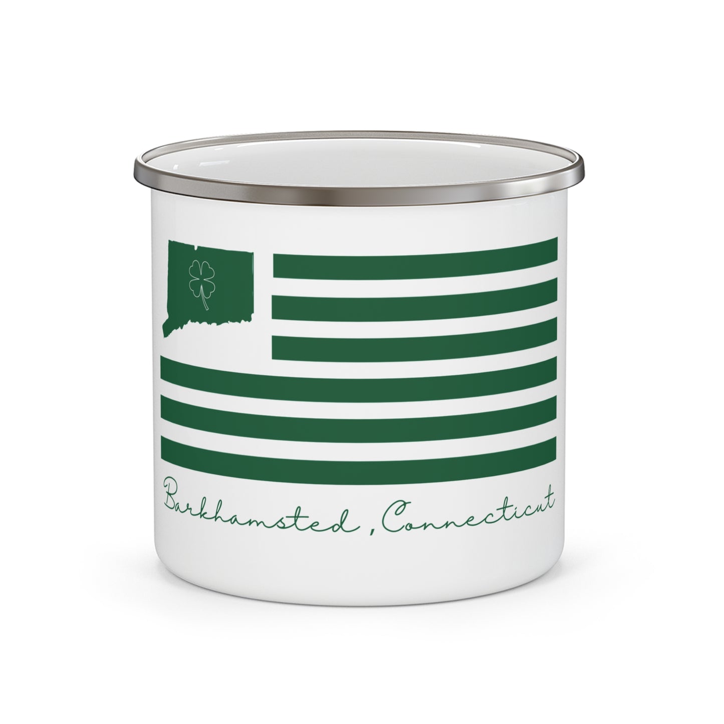 I Clover Barkhamsted Enamel Camping Mug