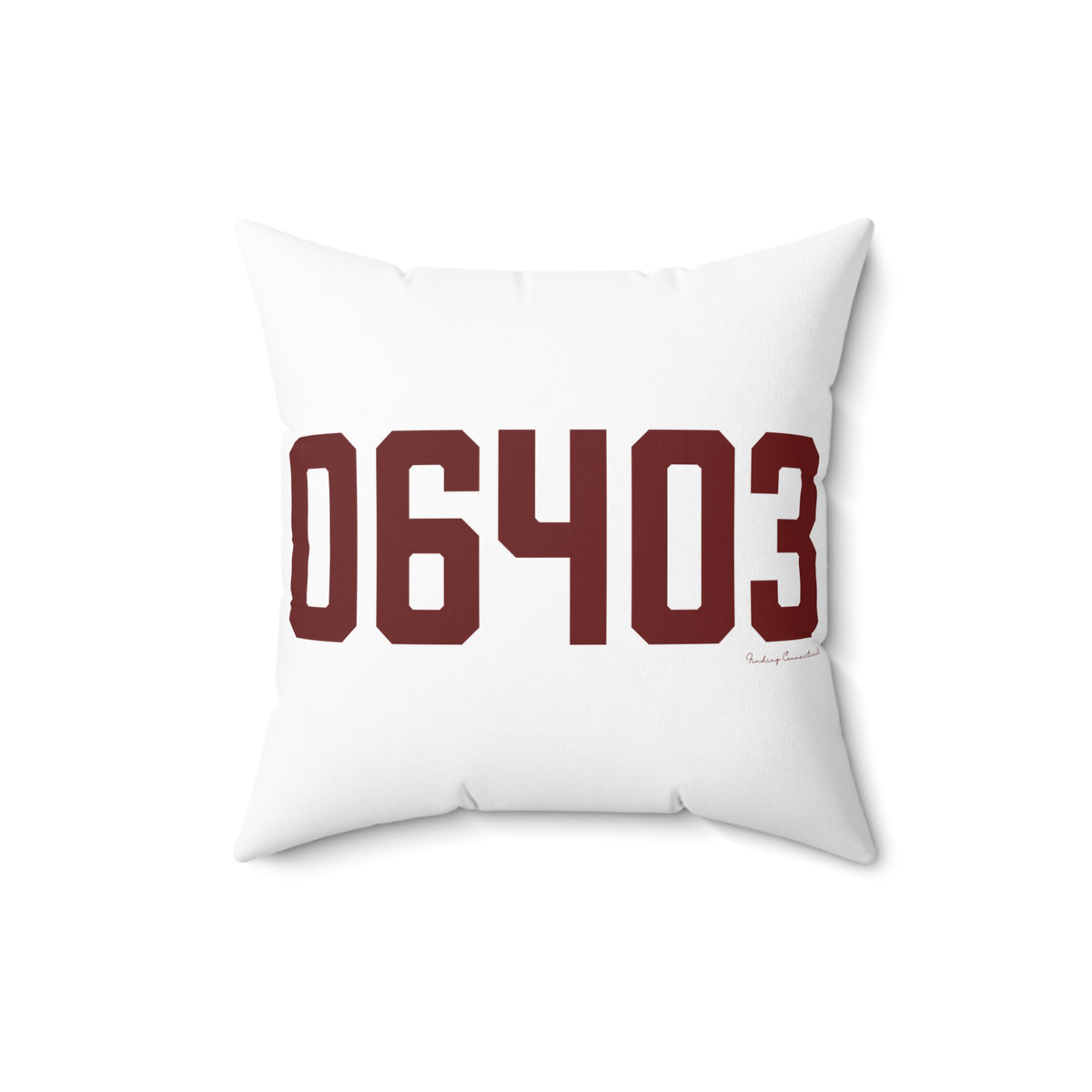 06403 Beacon Falls Connecticut Zip Code Polyester Square Pillow