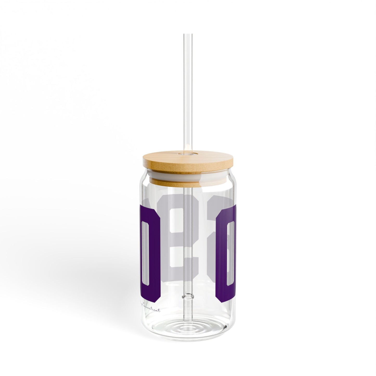 06910 Stamford Connecticut Zip Code Sipper Glass, 16oz