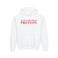 Just a kid from Preston Youth Heavy Blend Hooded Sweatshirt