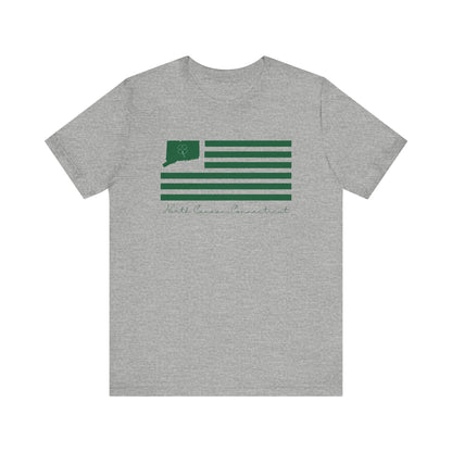 North Canaan Connecticut St. Patrick’s Day Flag Unisex Jersey Short Sleeve T-Shirt