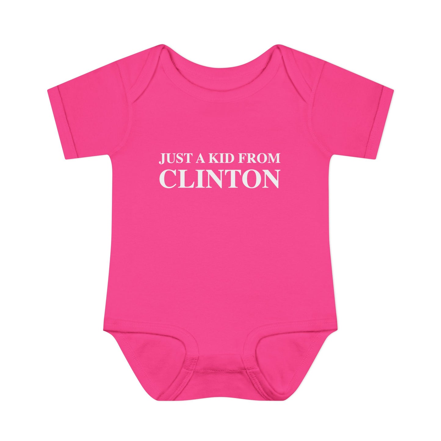 Just a kid from Clinton Infant Baby Rib Bodysuit