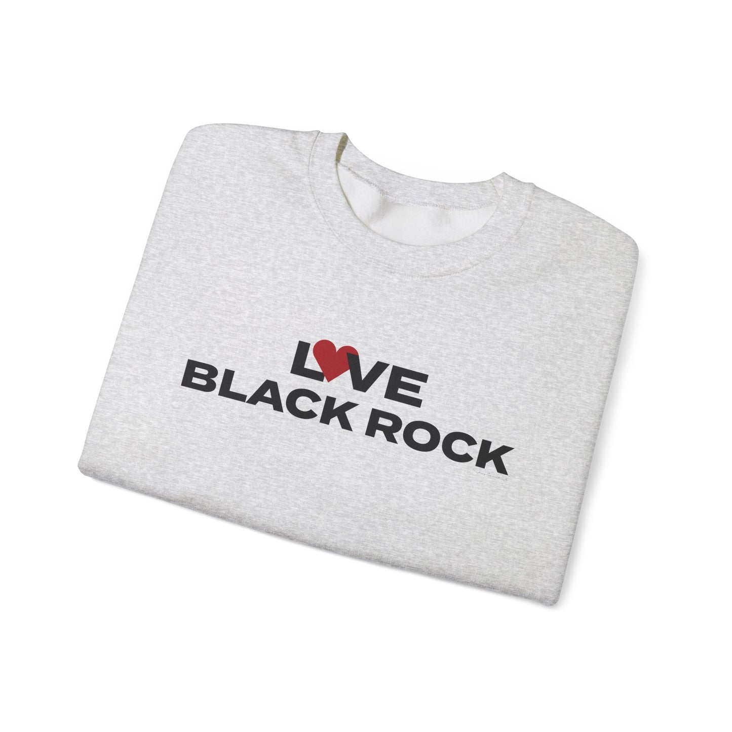 Love Black Rock Unisex Heavy Blend™ Crewneck Sweatshirt