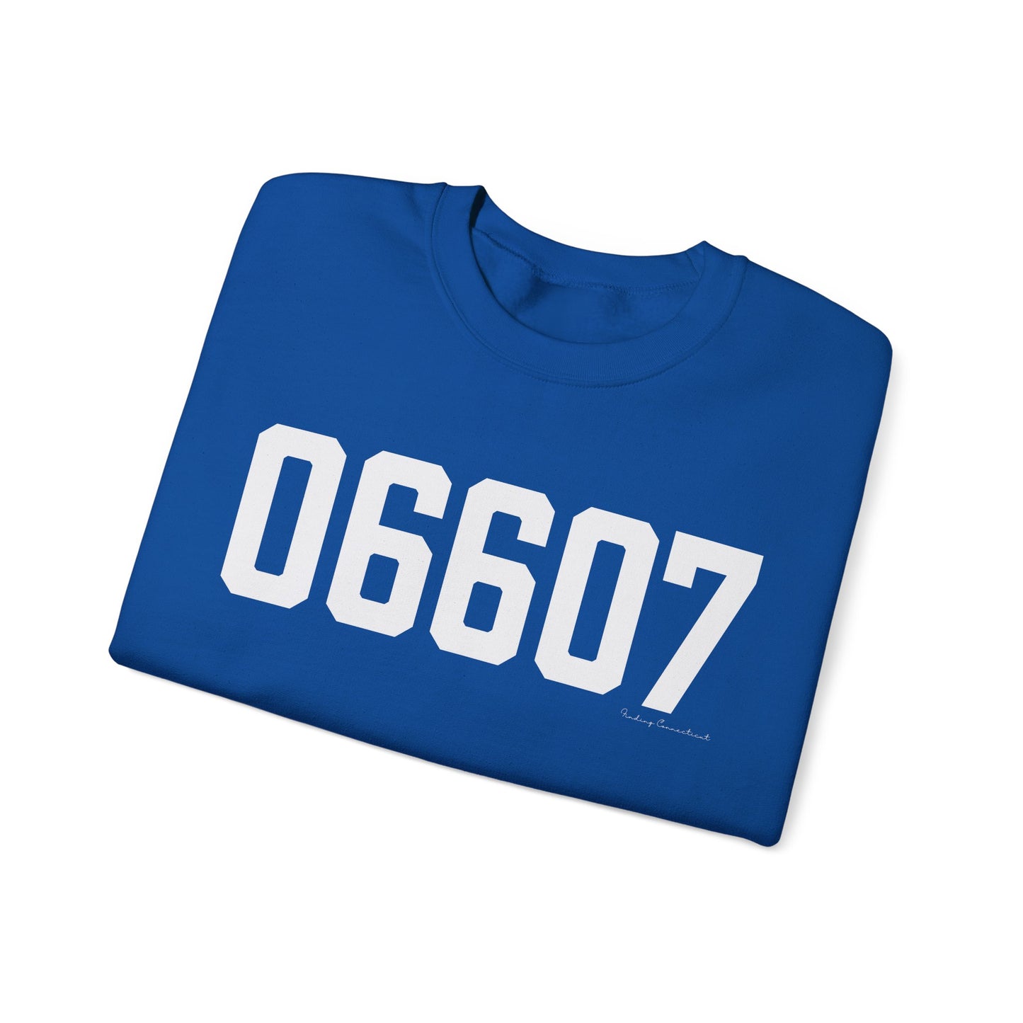 06607 Bridgeport CT Zip Code Unisex Heavy Blend™ Crewneck Sweatshirt