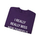 I Really Really Miss New Fairfield  Unisex Heavy Blend™ Crewneck Sweatshirt