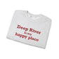 Deep River is My Happy Place Unisex Heavy Blend™ Crewneck Sweatshirt