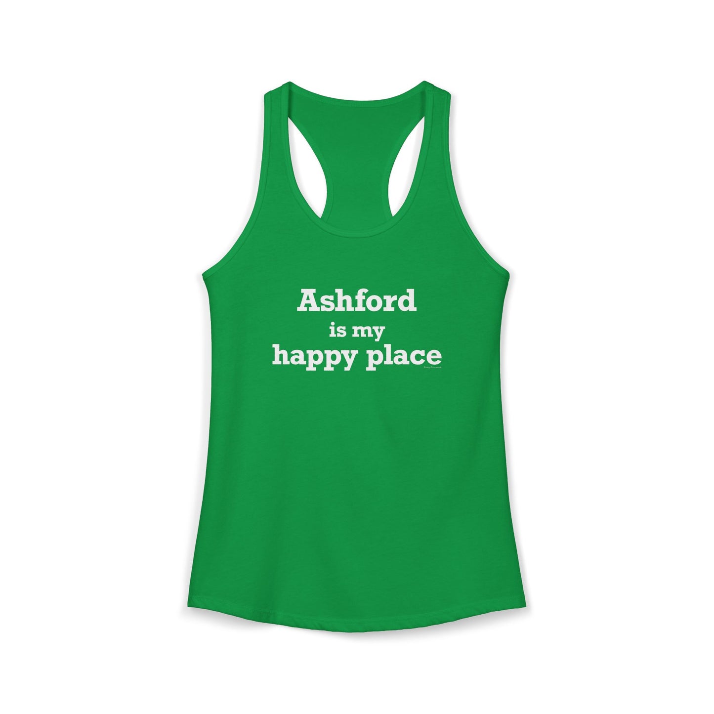 Ashford is My Happy Place Women's Ideal Racerback Tank Top