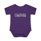 Just a kid from Chester Infant Baby Rib Bodysuit
