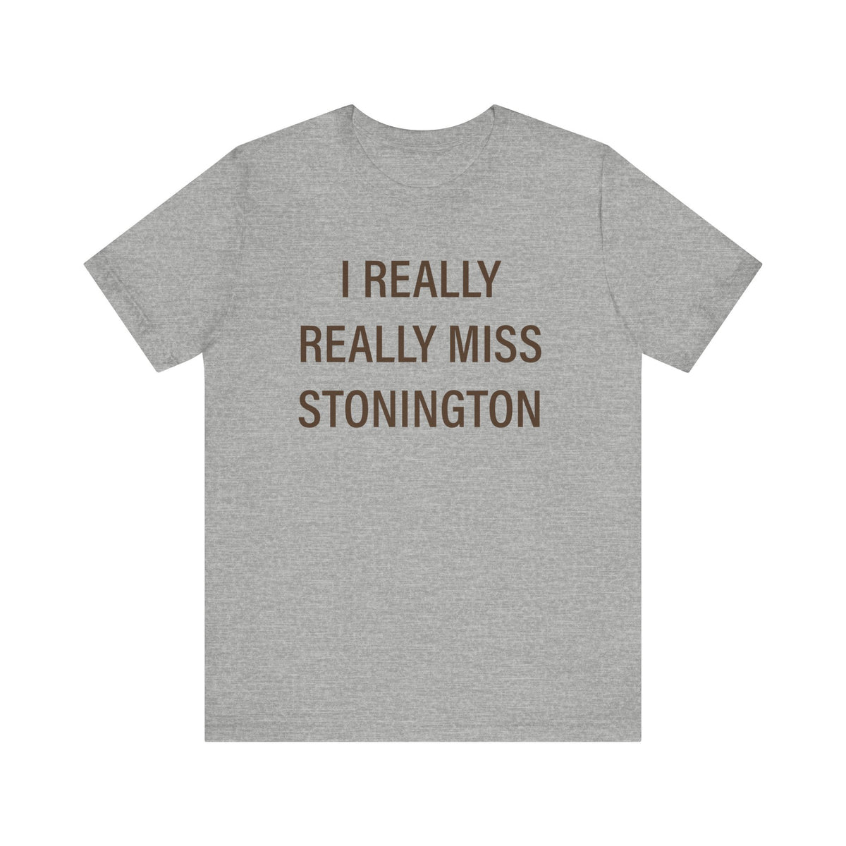 I Really Really Miss Stonington Unisex Jersey Short Sleeve T-Shirt