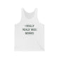 I Really Really Miss Morris Jersey Tank Top