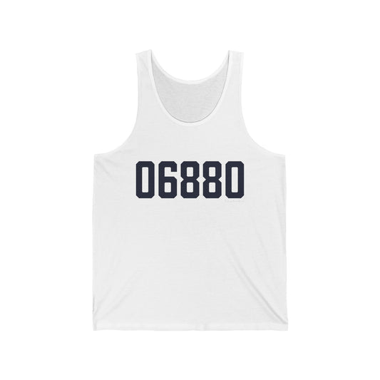 06880 Westport Connecticut Zip Code Unisex Jersey Tank Top