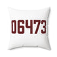06473 North Haven Connecticut Zip Code Polyester Square Pillow