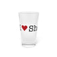 I Heart Sherman. Pint Glass, 16oz