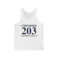 Cheshire 203 Connecticut Unisex Jersey Tank