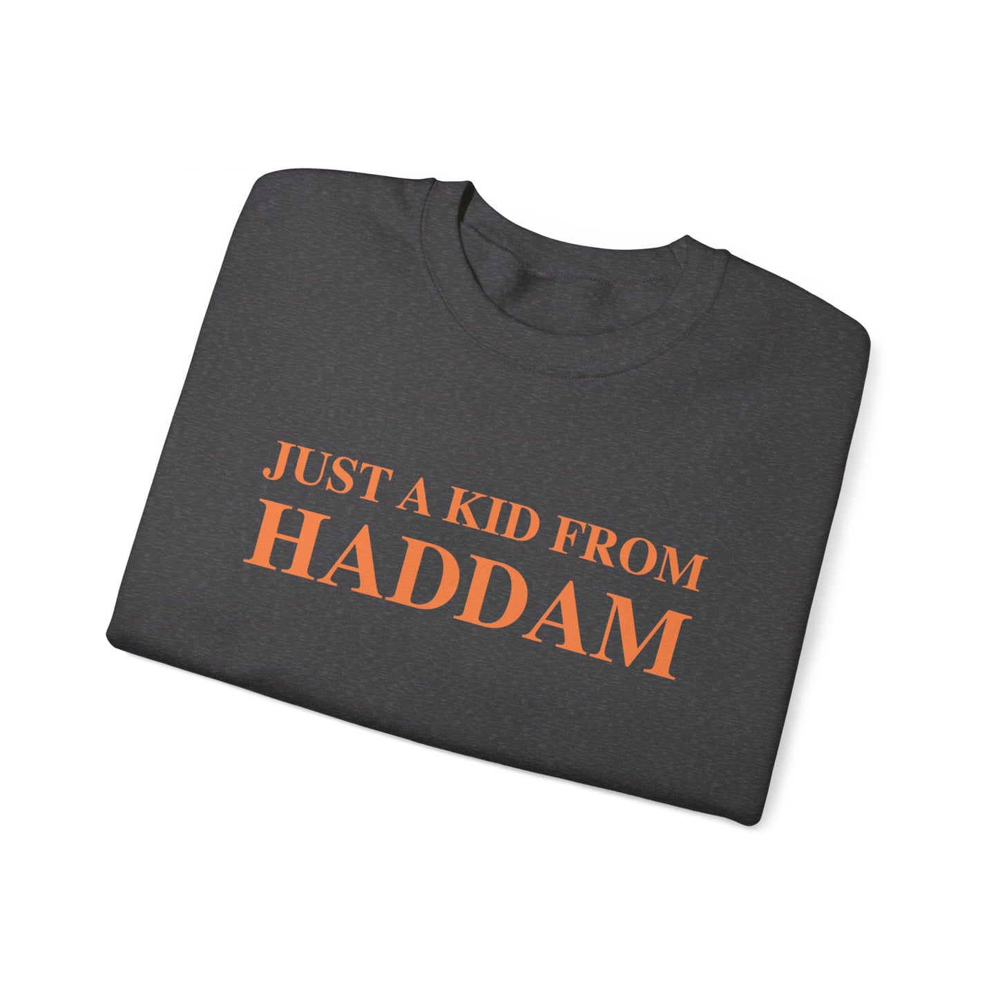 Just a kid from Haddam Unisex Heavy Blend™ Crewneck Sweatshirt