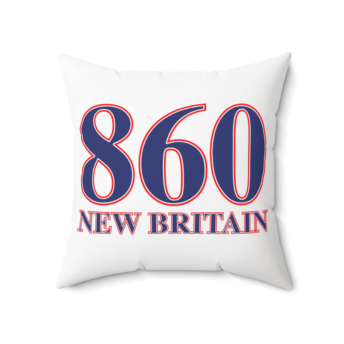 860 New Britain Red, White & Blue Spun Polyester Square Pillow