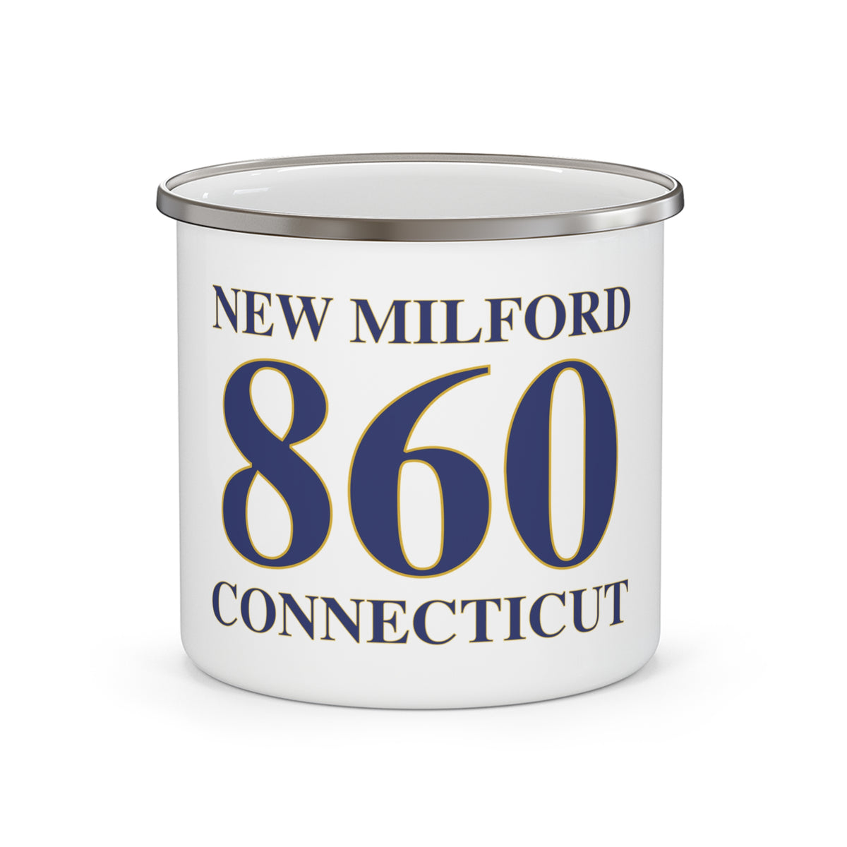 New Milford 860 Connecticut Enamel Camping Mug