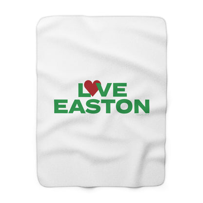 Love Easton Sherpa Fleece Blanket