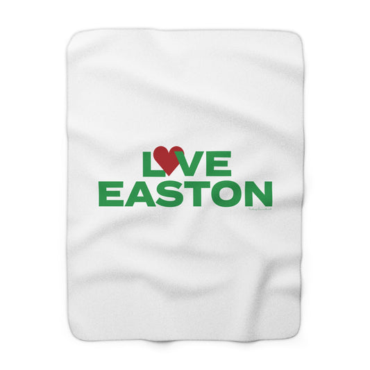 Love Easton Sherpa Fleece Blanket