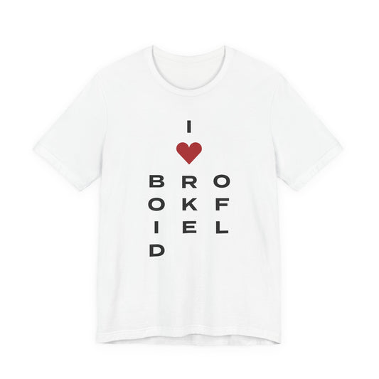Brookfield Vision Unisex Jersey Short Sleeve T-Shirt