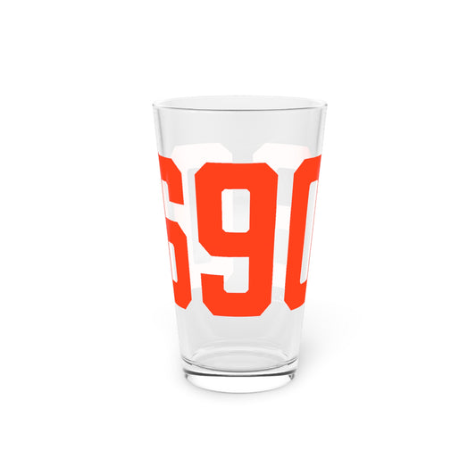 06902 Stamford Connecticut Zip Code Pint Glass, 16oz