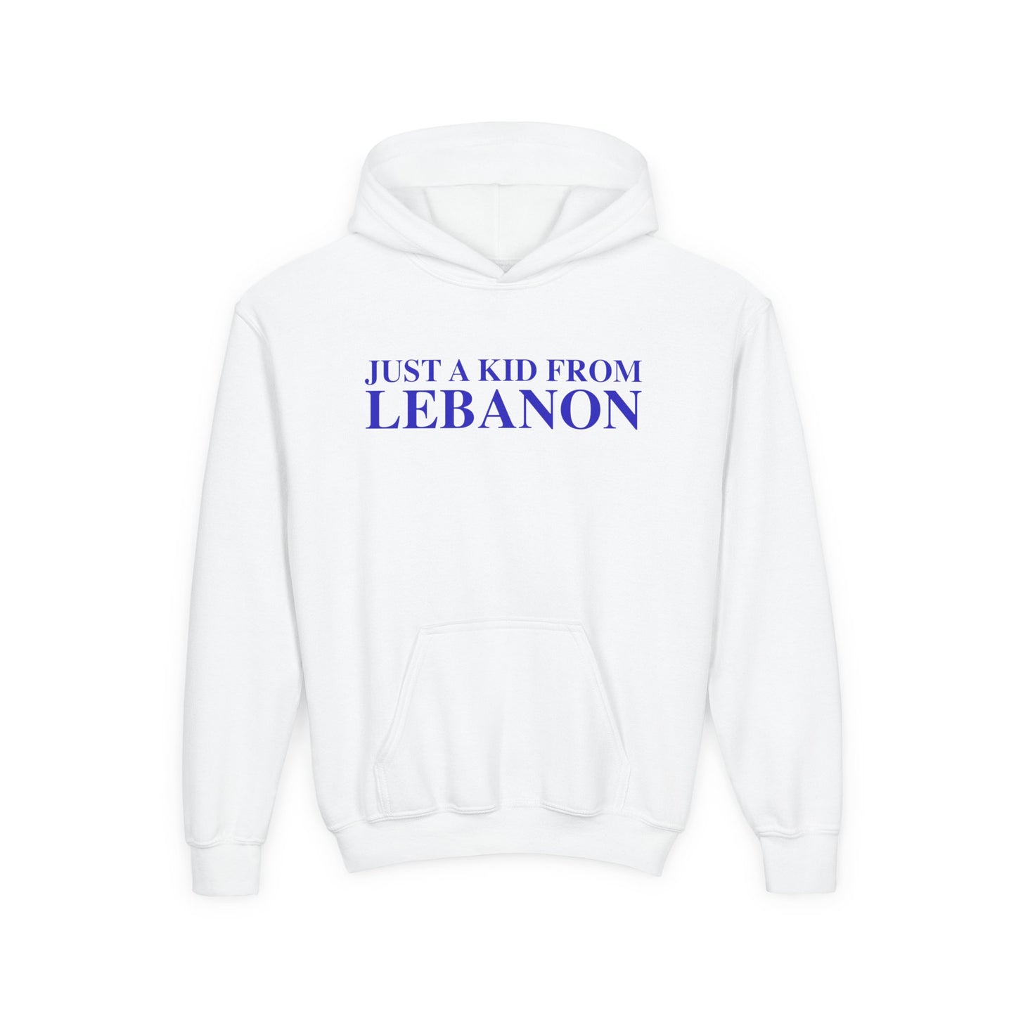 Just a kid from Lebanon Youth Heavy Blend Hooded Sweatshirt