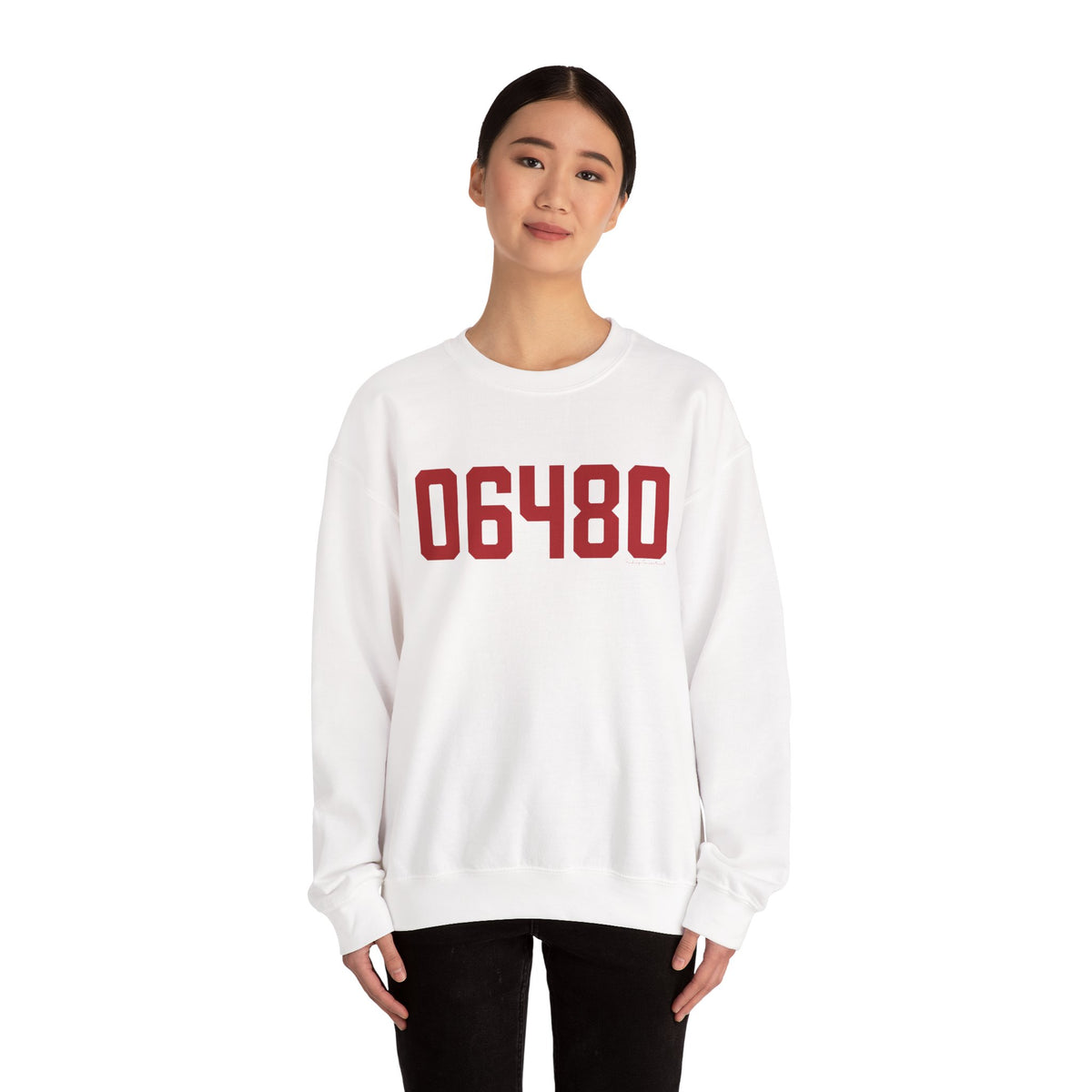 06480 Portland Connecticut Zip Code Unisex Heavy Blend™ Crewneck Sweatshirt