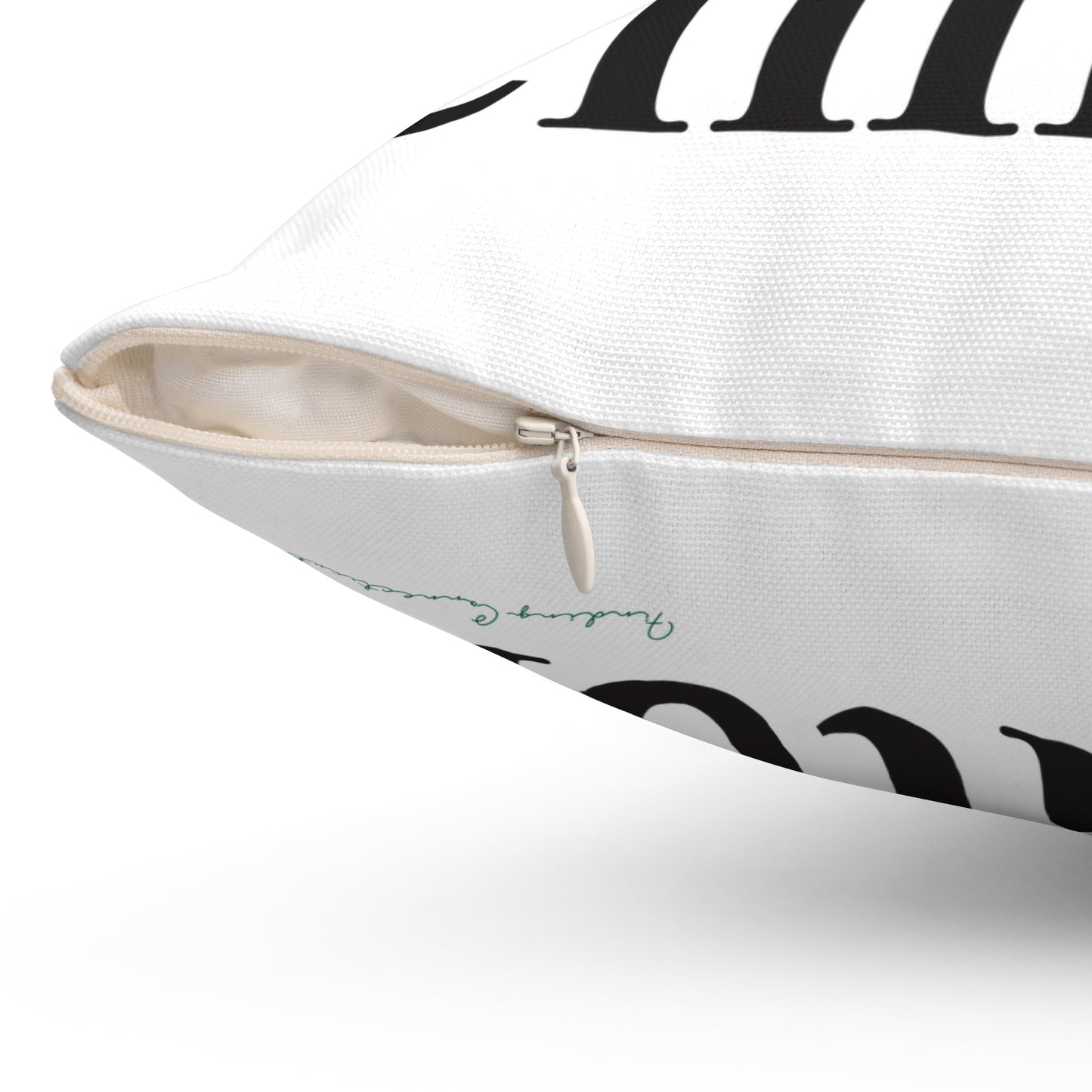 I Clover Clinton Spun Polyester Square Pillow