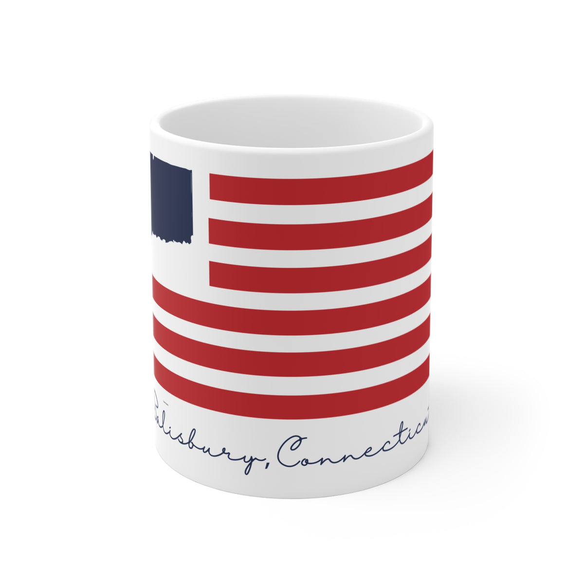 Salisbury Connecticut Flag Mug 11oz