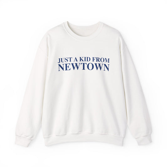 Just a kid from Newtown Unisex Heavy Blend™ Crewneck Sweatshirt