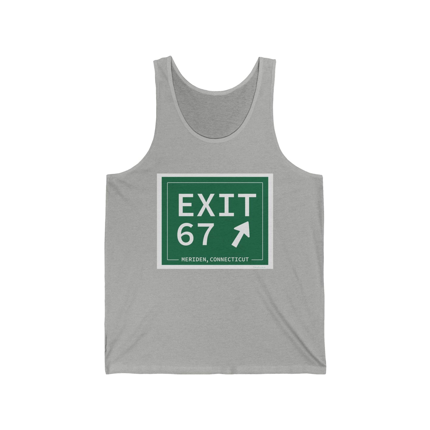 Vintage Exit 67 WCP Sign Unisex Jersey Tank Top