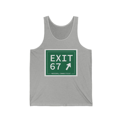 Vintage Exit 67 WCP Sign Unisex Jersey Tank Top