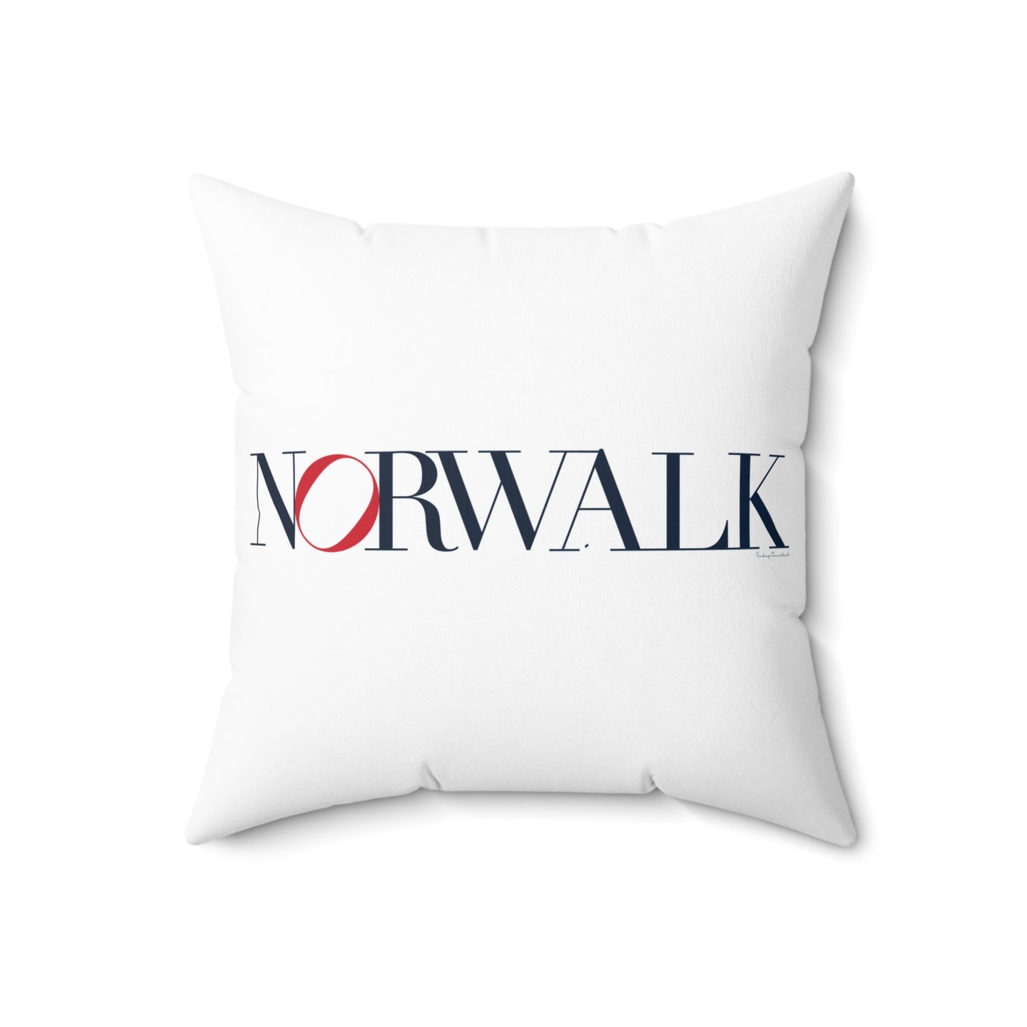 41 Tilt Norwalk Spun Polyester Square Pillow