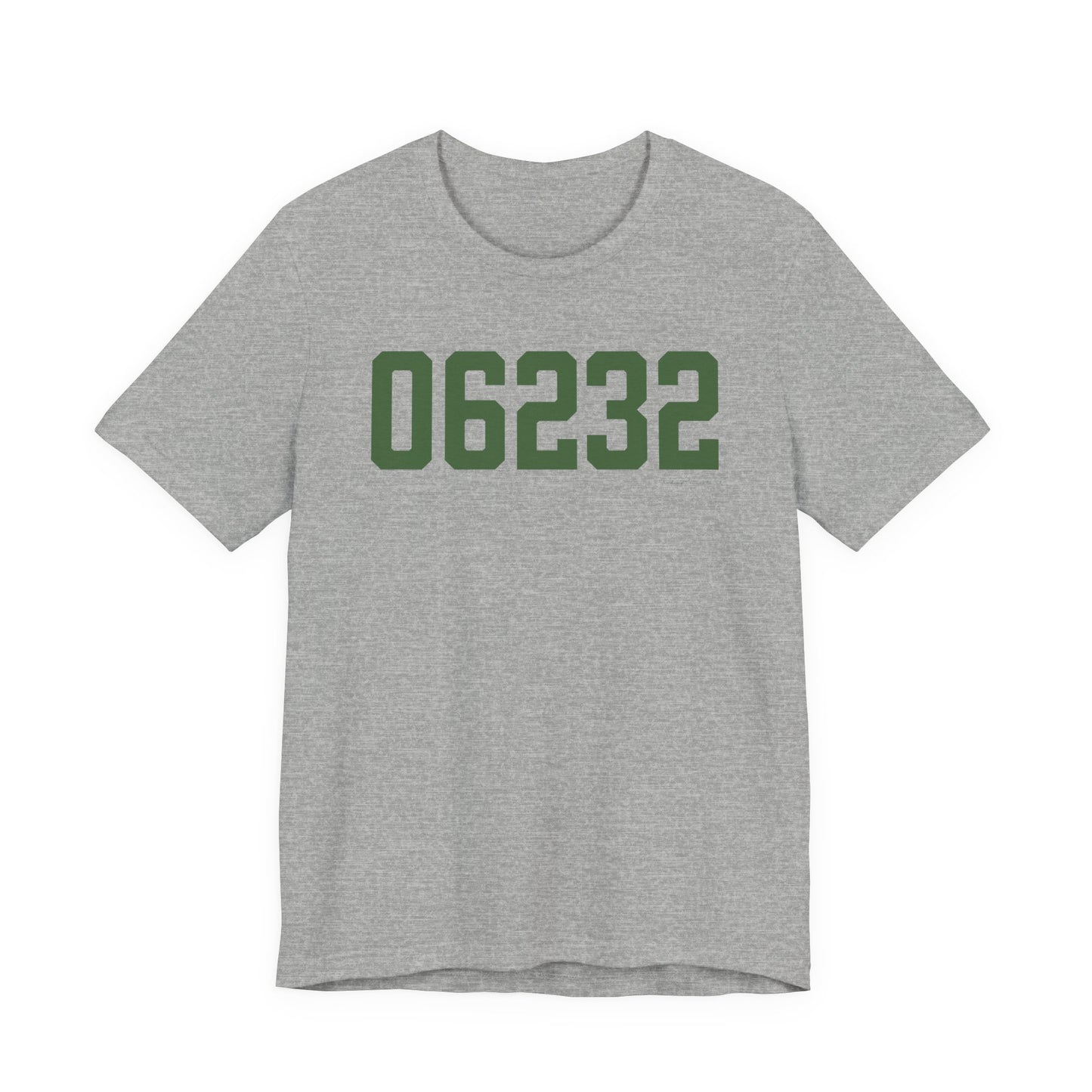 06232 Andover Connecticut Zip Code Unisex Jersey Short Sleeve T-Shirt