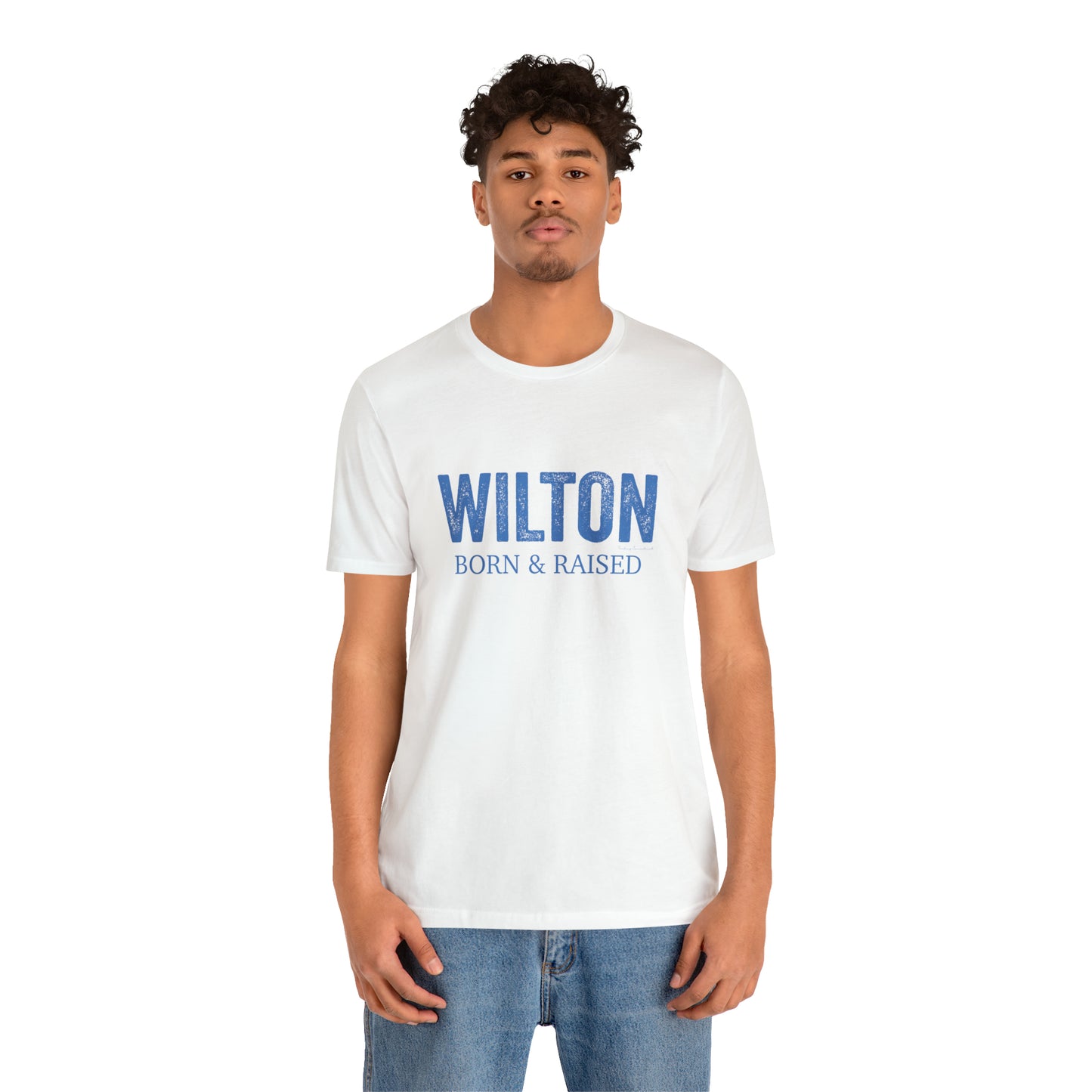 Wilton Born & Raised Unisex Jersey Short Sleeve Tee