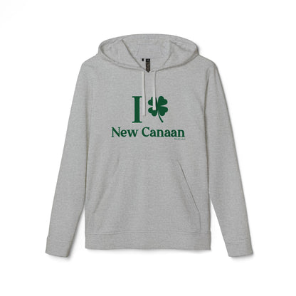 I Clover New Canaan adidas® Unisex Fleece Hoodie