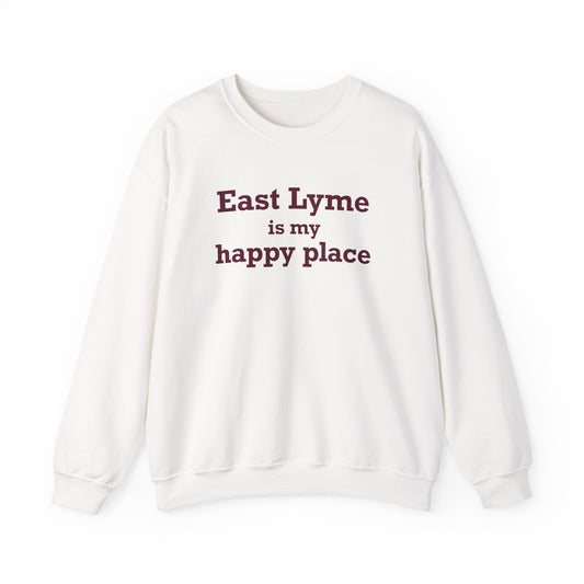 East Lyme is My Happy Place Unisex Heavy Blend™ Crewneck Sweatshirt