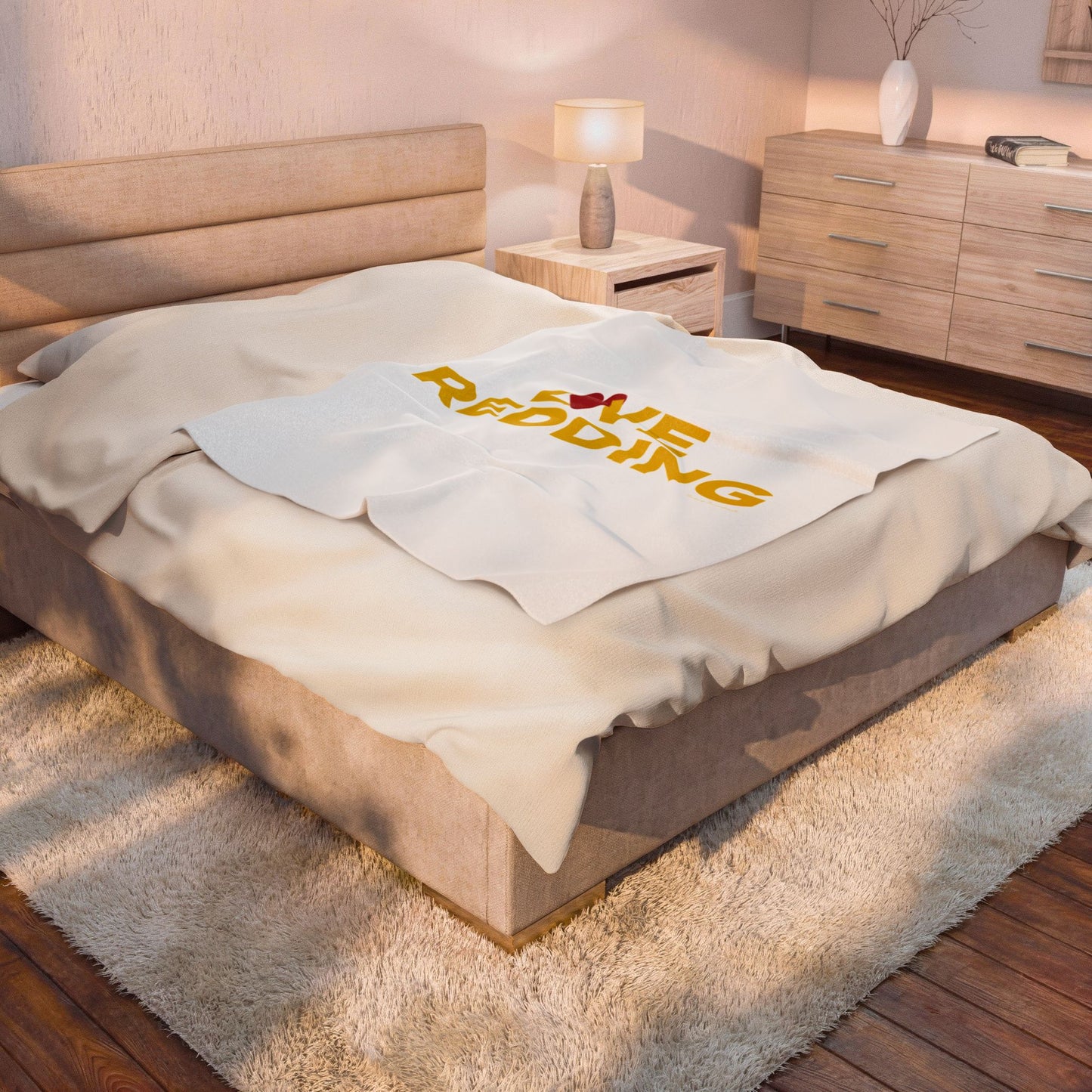 Love Redding Velveteen Plush Blanket